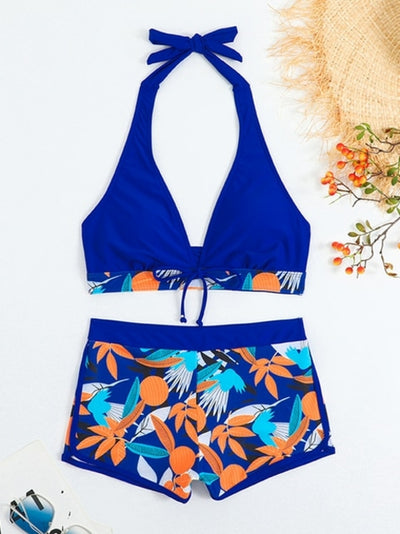 High Waist Two Piece Swimsuit Shorts | Womens Two Piece Swimsuit