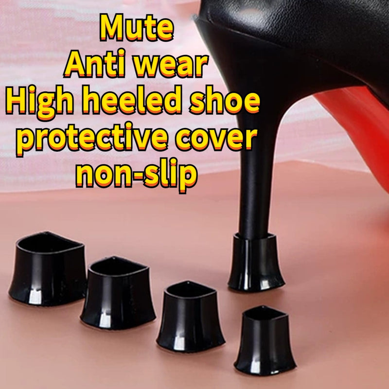 4Pcs/2Pair Silicone Heel Protectors Stoppers Latin Stiletto Dancing