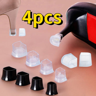 4Pcs/2Pair Silicone Heel Protectors Stoppers Latin Stiletto Dancing