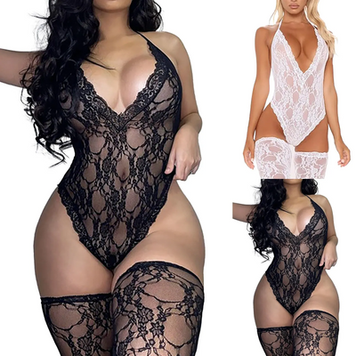 Women Lace Sexy Lingerie Nightwear Babydoll Sleepwear Bodysuit Dress