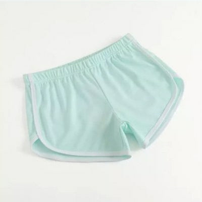 Dicloud Fashion Stretch Waist Casual Shorts Woman High Waist Black