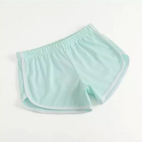 Dicloud Fashion Stretch Waist Casual Shorts Woman High Waist Black