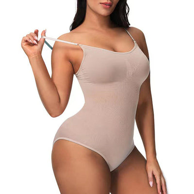 Seamless One Piece Body Shaper Women's Belly-Lifting Hip Shaping Under