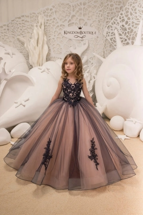 Princess Flower Girl Dresses Pink | Blush Pink Flower Girls Dresses -