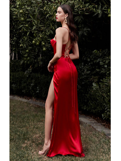 New Summer Prom Dress Women's Sling Sleeveless Solid Color Dress One