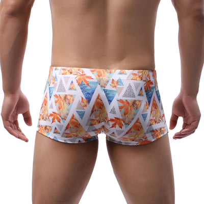 Hot Sell Swimwear Men Swim Boxers Low Waist Sexy Swimsuit Swimming