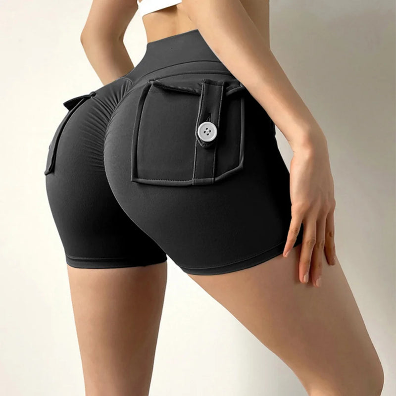 Peach Butt Fitness Shorts Women&