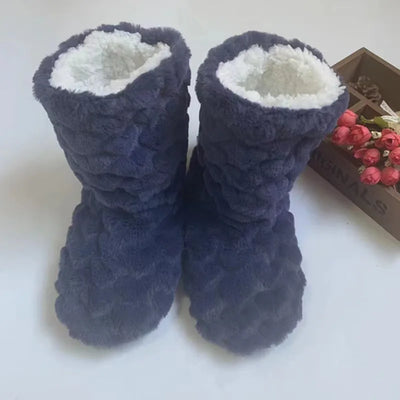 Winter Women Slippers Shoes Winter Couple Floor Socks Adult Non-Slip