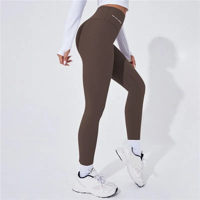 High Waist Yoga Warm Leggins Sports Tights Thermal Woman Running Pants