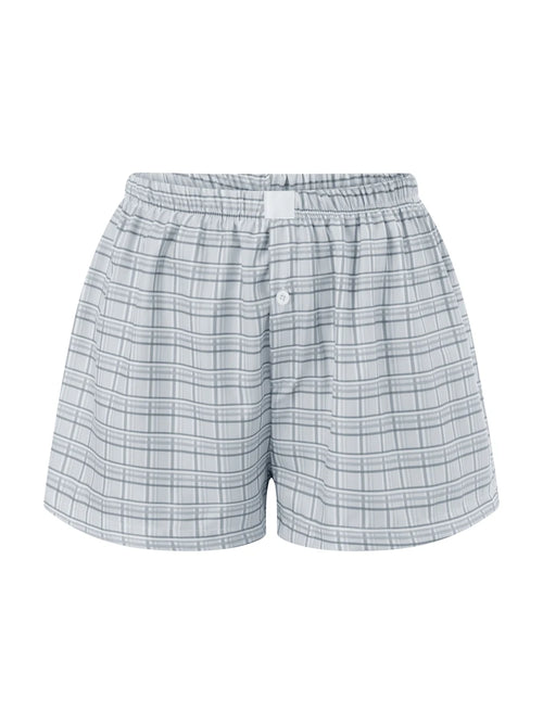 Y2k Aesthetic Plaid Shorts Women&
