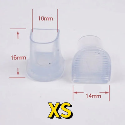 1pair Silicone Heel Protectors Stoppers Latin Stiletto Dancing Covers