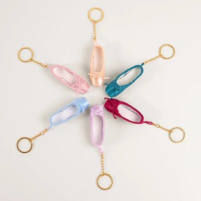 Mini Ballet Shoes Keychain Pointe Shoes Keyrings Handmade Pointe Shoe