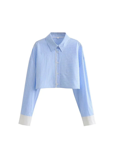 ASDS  Woman 2 Pieces Sets Fashion Stripe Shirts Top Casual Shorts Sets