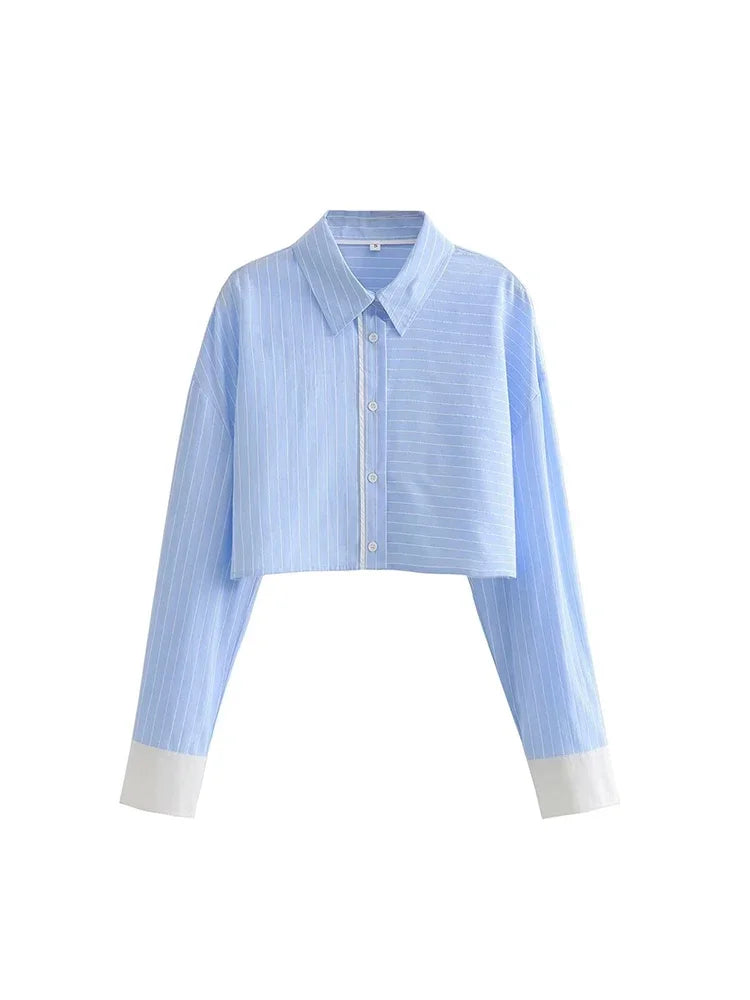 ASDS  Woman 2 Pieces Sets Fashion Stripe Shirts Top Casual Shorts Sets