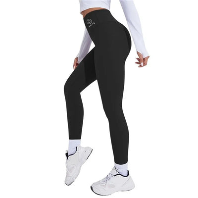 High Waist Yoga Warm Leggins Sports Tights Thermal Woman Running Pants