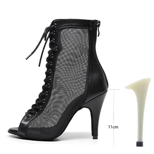 Woman High Tip Ballroom Dance Shoes Woman Ruber Insole Latino Salsa