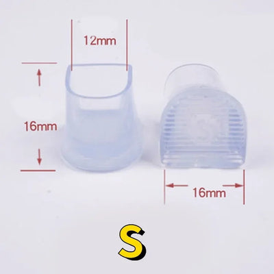 1pair Silicone Heel Protectors Stoppers Latin Stiletto Dancing Covers