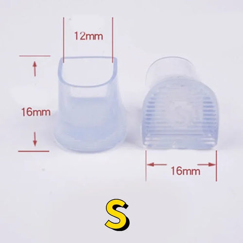 1pair Silicone Heel Protectors Stoppers Latin Stiletto Dancing Covers