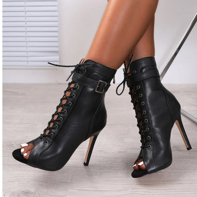 2023 New Sexy Women Black High Heels Party Women's shoes For Latin