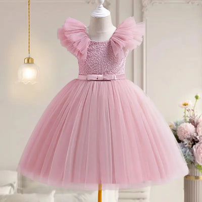 Princess Dress for Baby Girls 3-8 Years Elegant Formal Evening Ball