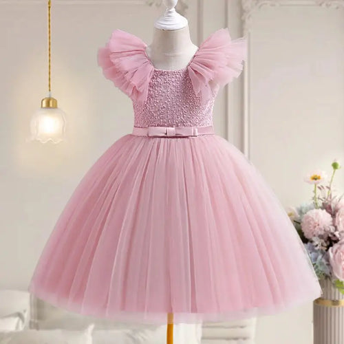 Princess Dress for Baby Girls 3-8 Years Elegant Formal Evening Ball