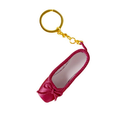 Mini  Ballet Shoes Keychain Pointe Shoes Keyrings Handmade Pointe Shoe