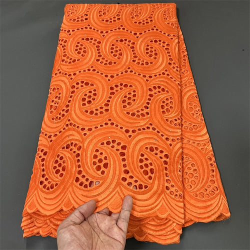 Latest 2023High Quality African Nigerian Tulle Lace Fabric Cotton