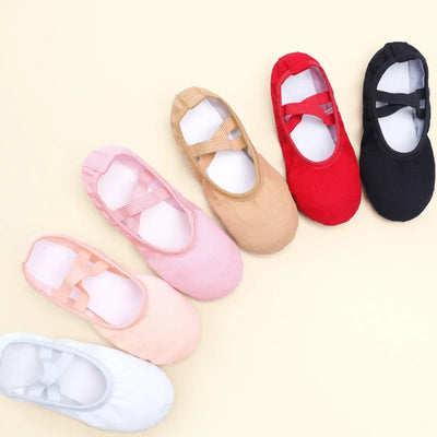 Girls Women Ballet Slippers Ballet Dance Shoes Adult Gymnastics