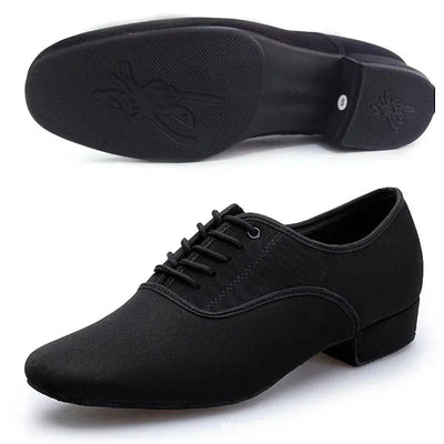 Men's Modern Jazz Sneaker for Men Professional Black Oxford Upper