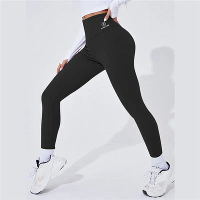 High Waist Yoga Warm Leggins Sports Tights Thermal Woman Running Pants