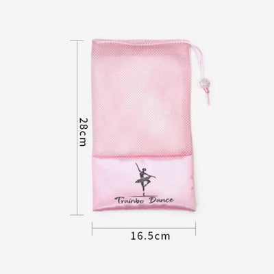 Pink White Dance Bag Shoes Storage Pouch Ballet Organizer Handbag Bags