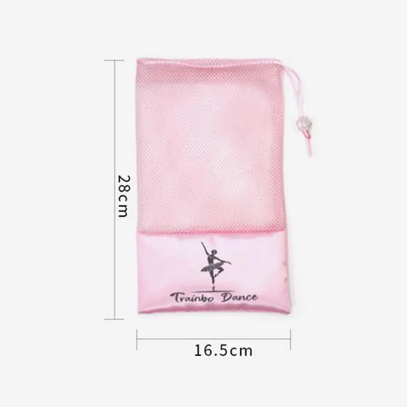 Pink White Dance Bag Shoes Storage Pouch Ballet Organizer Handbag Bags