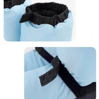 Women Warm UP Bootie Slipper Dance Shoe With  Strap  Warmth PVC