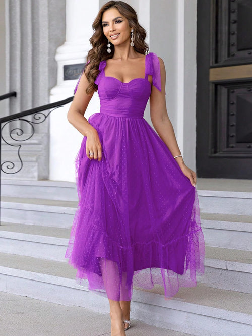 Sexy backless mesh maxi slip summer dress women 2024 elegant long prom