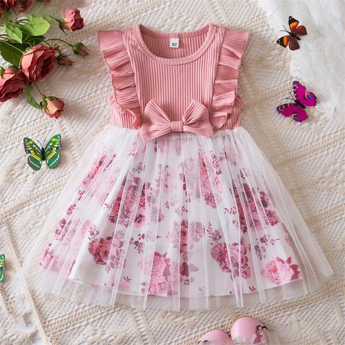 Toddler 12M-5Y Girl Lace Wedding Party Dress Kids Baby Tulle Birthday