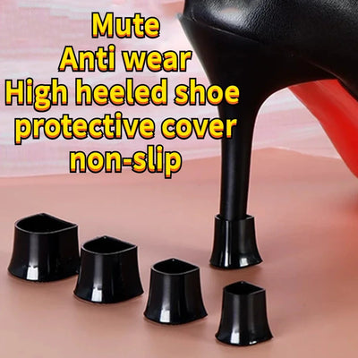 1pair Silicone Heel Protectors Stoppers Latin Stiletto Dancing Covers