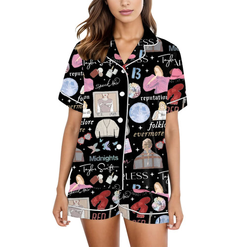 Taylor Pajamas For Women Shirt And Pant 2 Piece Set Matching Sleepwear