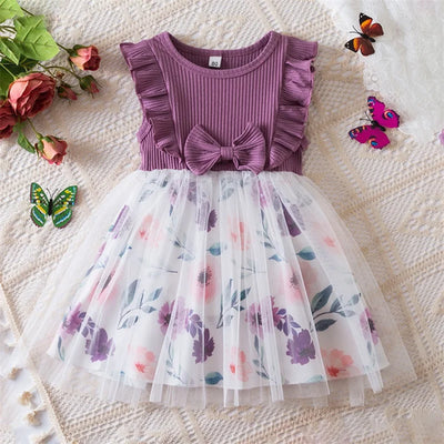 Toddler 12M-5Y Girl Lace Wedding Party Dress Kids Baby Tulle Birthday