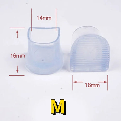 1pair Silicone Heel Protectors Stoppers Latin Stiletto Dancing Covers