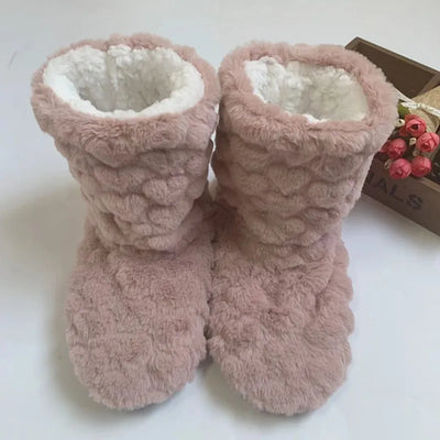 Winter Women Slippers Shoes Winter Couple Floor Socks Adult Non-Slip