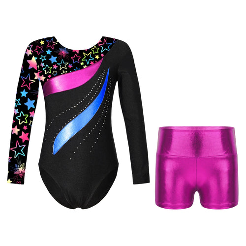 Kids Girl Ballet Dance Gymnastic Leotard Sleeveless Bodysuit with