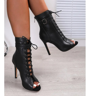 2023 New Sexy Women Black High Heels Party Women's shoes For Latin