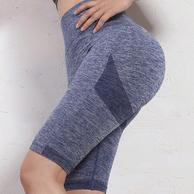 Women Butt Lifting Yoga Shorts Elastic Workout High Waist Tummy