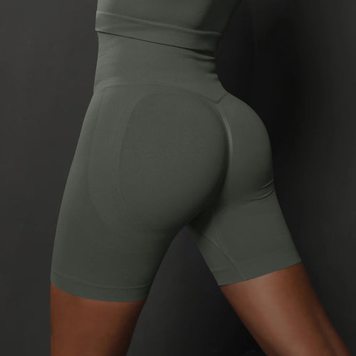 Seamless Shorts for Women Yoga Shorts Push Up Booty Workout Gym Shorts