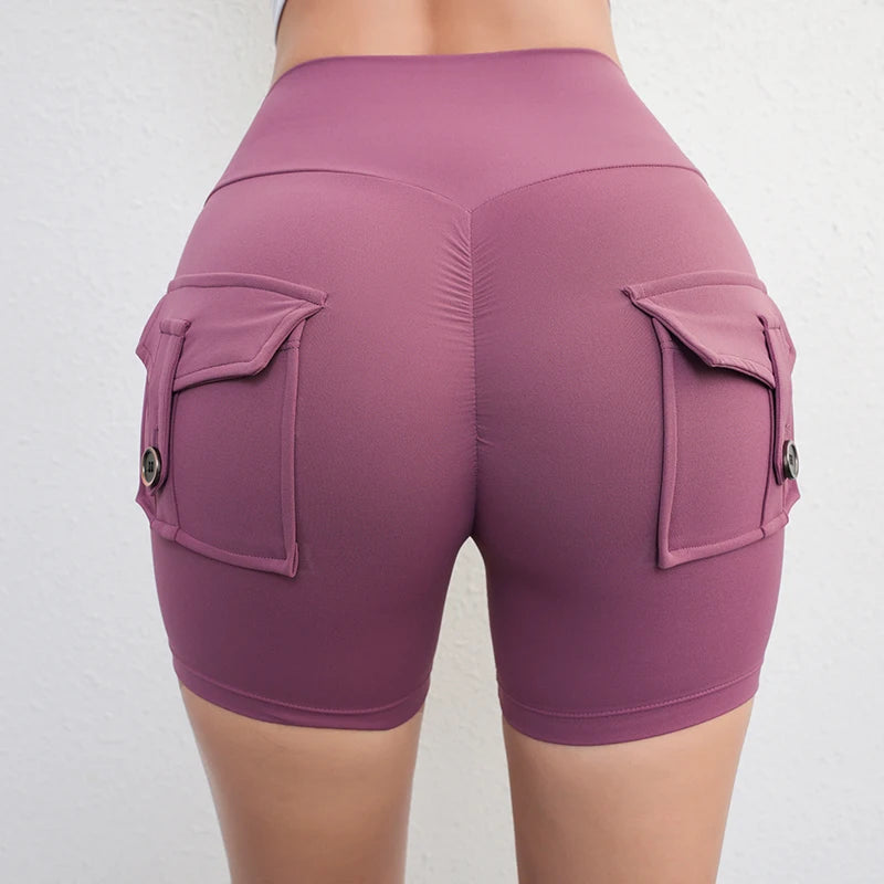 Peach Butt Fitness Shorts Women&