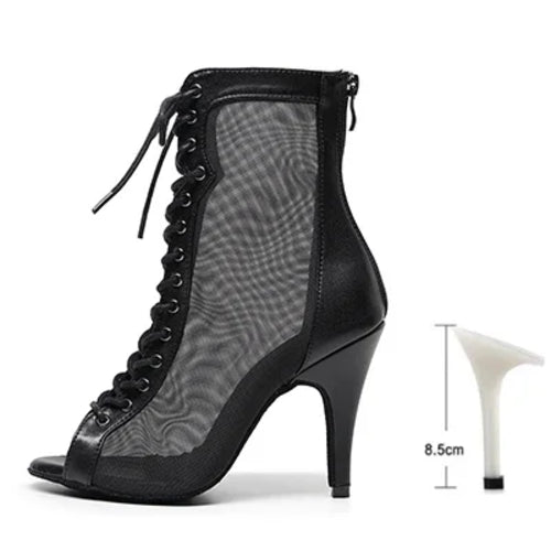 Woman High Tip Ballroom Dance Shoes Woman Ruber Insole Latino Salsa