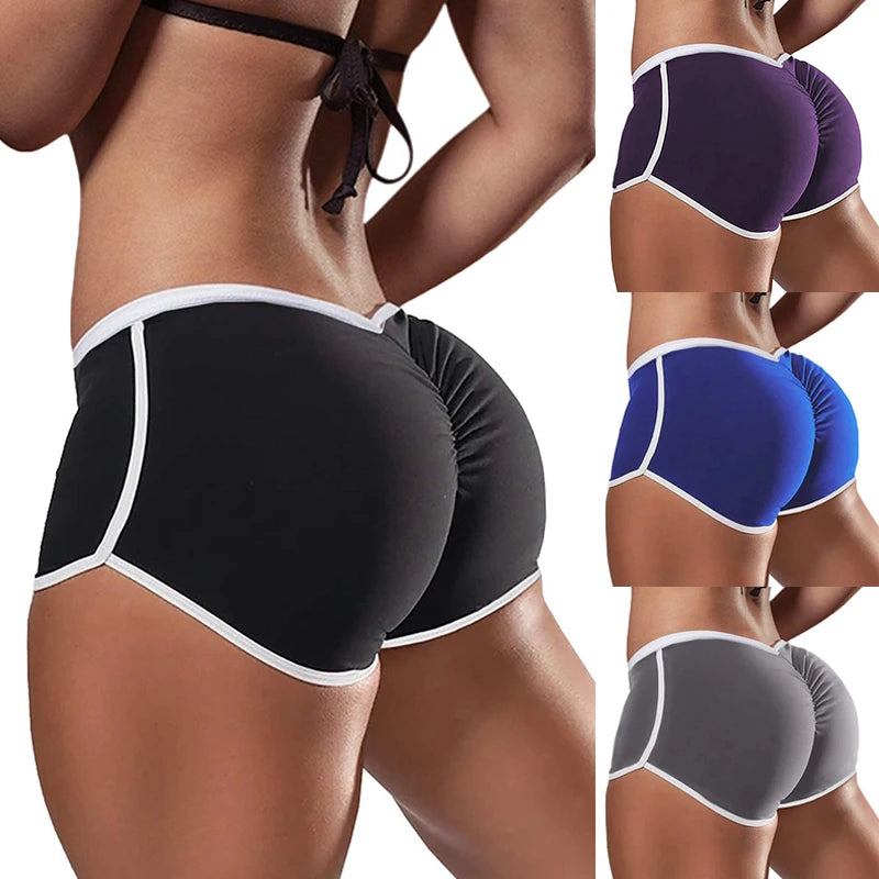 Women Summer Sports Fitness Skinny Slim Shorts Causal Yoga Shorts