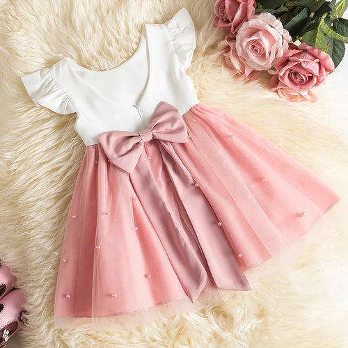 Toddler 12M-5Y Girl Lace Wedding Party Dress Kids Baby Tulle Birthday