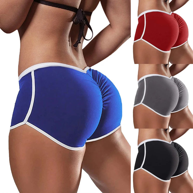 Women Summer Sports Fitness Skinny Slim Shorts Causal Yoga Shorts