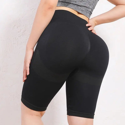 Women Butt Lifting Yoga Shorts Elastic Workout High Waist Tummy